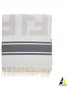 Cotton Beach Muffler White - FENDI - BALAAN 2