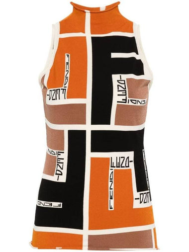 Fendi Ff Lycra Top Clothing - FENDI - BALAAN 1