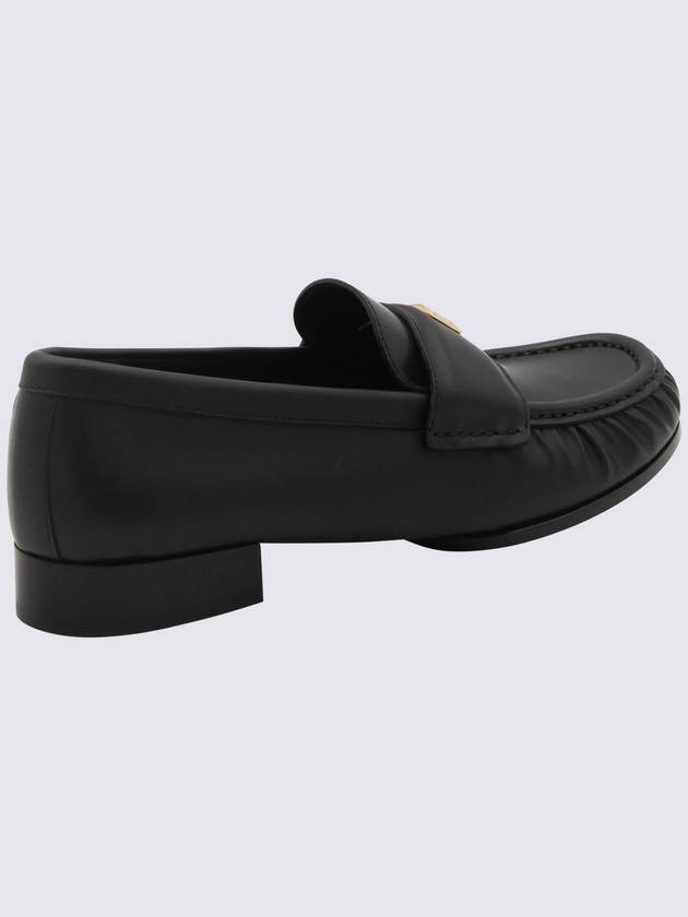 4G Leather Loafers Black - GIVENCHY - BALAAN 3