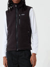 Men's Retro Pile Vest Black - PATAGONIA - BALAAN 3