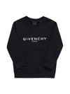 H25472 09B Archetype Logo Print Junior Sweatshirt - GIVENCHY - BALAAN 5