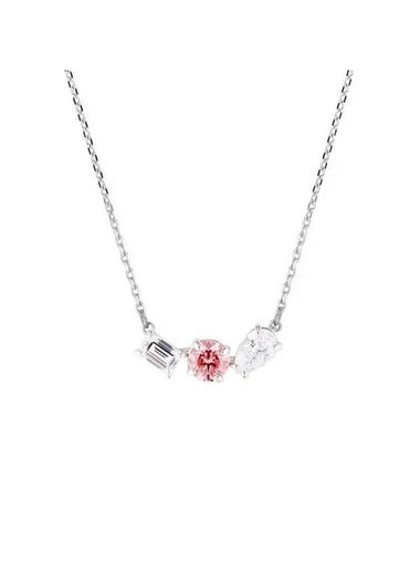 Mesmera Pendant Necklace Pink Silver - SWAROVSKI - BALAAN 1