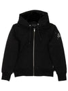 Classic Bunny 2 Zip Up Hoodie Black Lining Black - MOOSE KNUCKLES - BALAAN 2