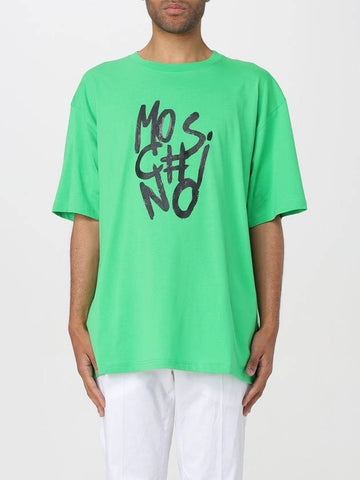 T-shirt Moschino Couture in cotone con logo - MOSCHINO - BALAAN 1