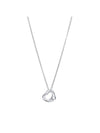 Elsa Peretti Open Heart Pendant Necklace Silver - TIFFANY & CO. - BALAAN 1