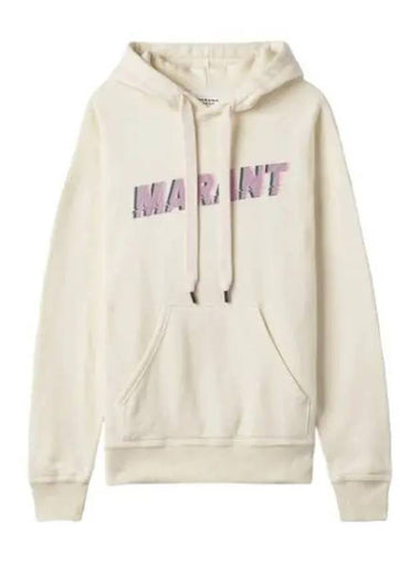 Mansell logo print hoodie vanilla - ISABEL MARANT - BALAAN 1