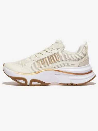 Shoes Sneakers Running Soft Ride Maeve Women s Vapor Gray Gold Gum - PUMA - BALAAN 1