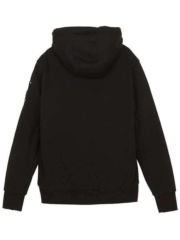 Classic Bunny Zip Up Hoodie Black Lining Black - MOOSE KNUCKLES - BALAAN 3