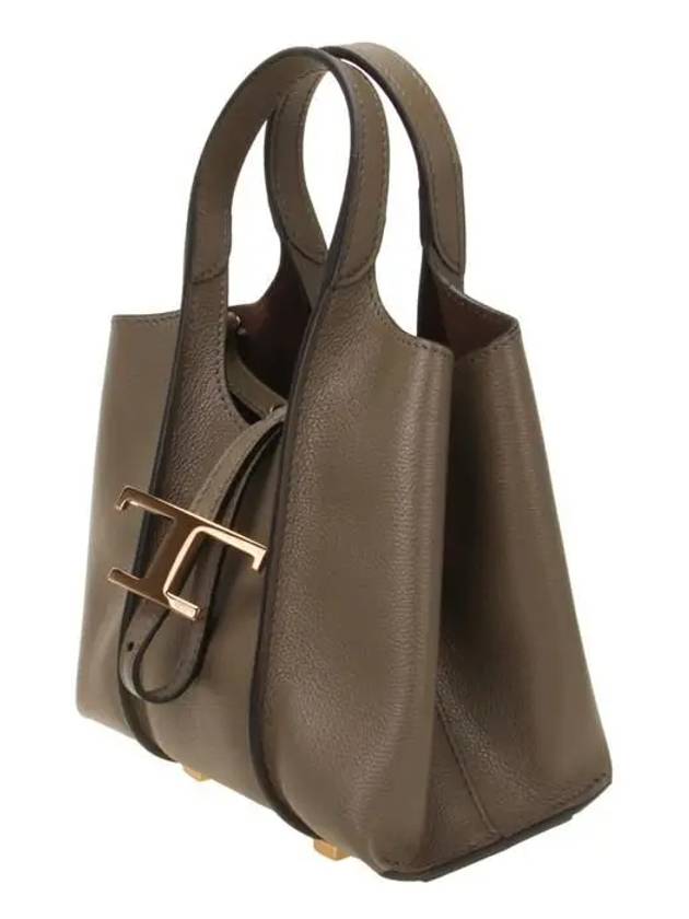 T Timeless Micro Tote Bag Grey - TOD'S - BALAAN 3