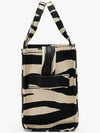 Zebra Canvas The Small Tote Black White 2F4HTT022H05 005 - MARC JACOBS - BALAAN 3