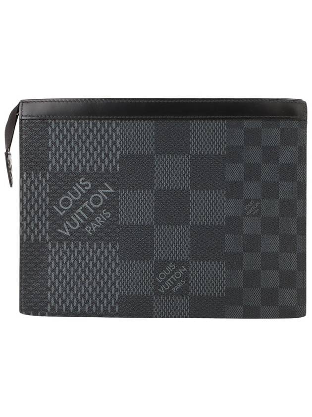 N60444 Damier Graphite Pochette Voyage MM Clutch 33530Y - LOUIS VUITTON - BALAAN 3