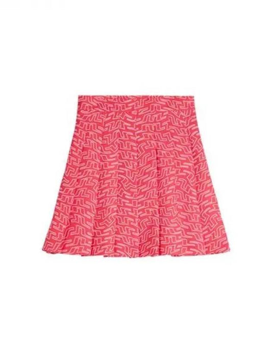 Golf Adina Print Skirt Pink Bridge Domestic Product - J.LINDEBERG - BALAAN 1