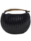 Sardine Intrecciato Tote Bag Black - BOTTEGA VENETA - BALAAN 5