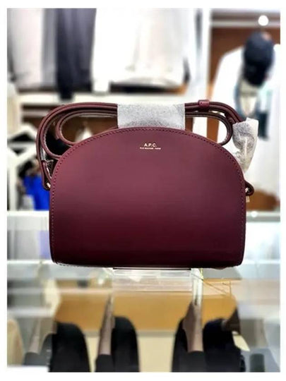 Demi Lune Mini Half Moon Cross Bag Burgundy - A.P.C. - BALAAN 2