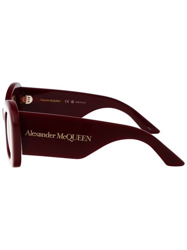 sunglasses AM0434S 006 burgundy - ALEXANDER MCQUEEN - BALAAN 4