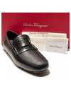 Ferragamo Men s Black Leather Driving Shoes 20356753192 - SALVATORE FERRAGAMO - BALAAN 5