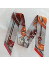 Cavalcades Twilly Scarf Grey - HERMES - BALAAN 6