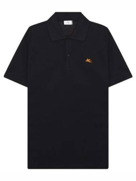 Short sleeve T-shirt Pegaso logo embroidery polo - ETRO - BALAAN 1