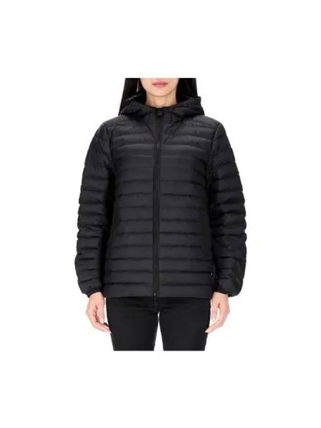 Logo Air Down Jacket Black - MOOSE KNUCKLES - BALAAN 2