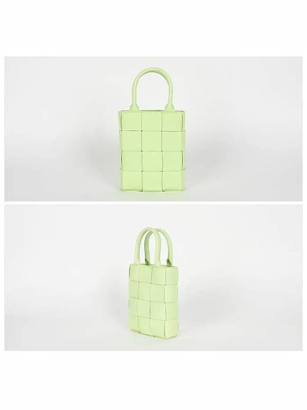 Cassette Mini Tote Bag Green - BOTTEGA VENETA - BALAAN 3