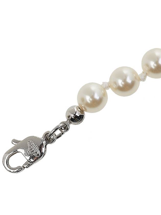 Mini Bas Relief Pearl Necklace Cream - VIVIENNE WESTWOOD - BALAAN 7