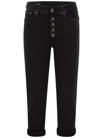 KOONS - Loose-fit jeans with jewelled buttons - DONDUP - BALAAN 1