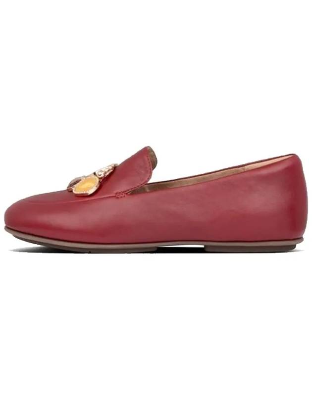 Lena Cluster Loafers Red Leather Women - FITFLOP - BALAAN 3