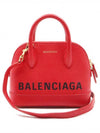 Women Balenciaga 525050 Rouge Coclico Graffiti Logo XXS Bill Top Handle 2WAY gt bag Gangbuk used luxury goods - BALENCIAGA - BALAAN 1