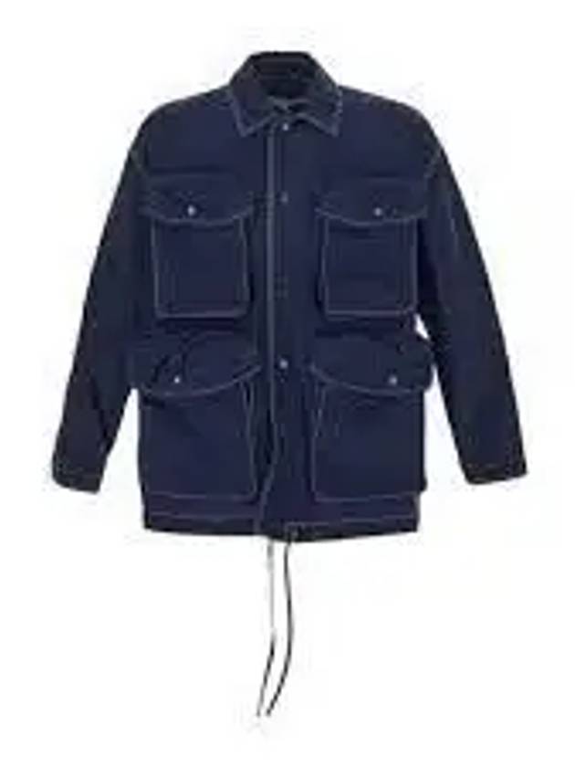 Multi Cargo Pocket Shirt Jacket Navy - SUNNEI - BALAAN 2