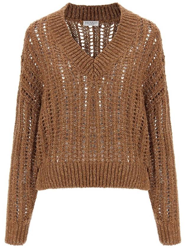 Brunello Cucinelli 'Rustic Dazzling Net' Sweater - BRUNELLO CUCINELLI - BALAAN 1