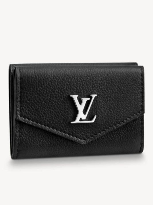 Lockmini Lockme Leather Half Wallet Black - LOUIS VUITTON - BALAAN 2