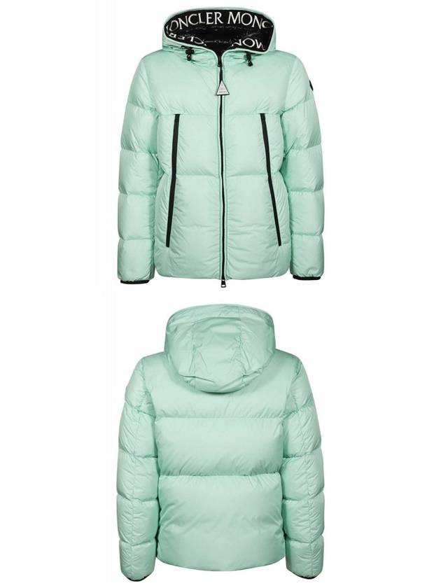 Men's Montcla Down Short Padding Mint Green - MONCLER - BALAAN 5