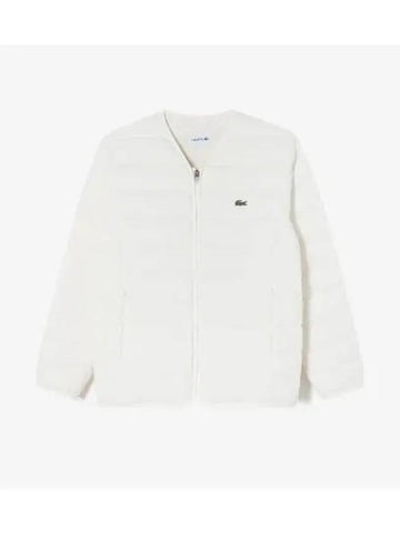 Men s lightweight down jumper OFFWHITE off white - LACOSTE - BALAAN 1