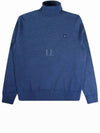 Fox Head Patch Turtleneck Knit Top Sapphire - MAISON KITSUNE - BALAAN 2