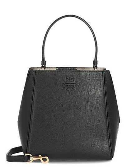 Mcgraw Logo Small Bucket Bag Black - TORY BURCH - BALAAN 2