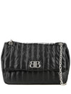 Monaco Chain Medium Shoulder Bag Black - BALENCIAGA - BALAAN 2