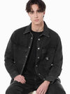 Jeans Relaxed Fit Denim Long Sleeve Shirt Black - CALVIN KLEIN - BALAAN 1