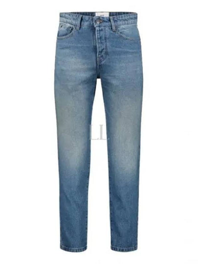 Tapered Fit Straight Jeans Blue - AMI - BALAAN 2