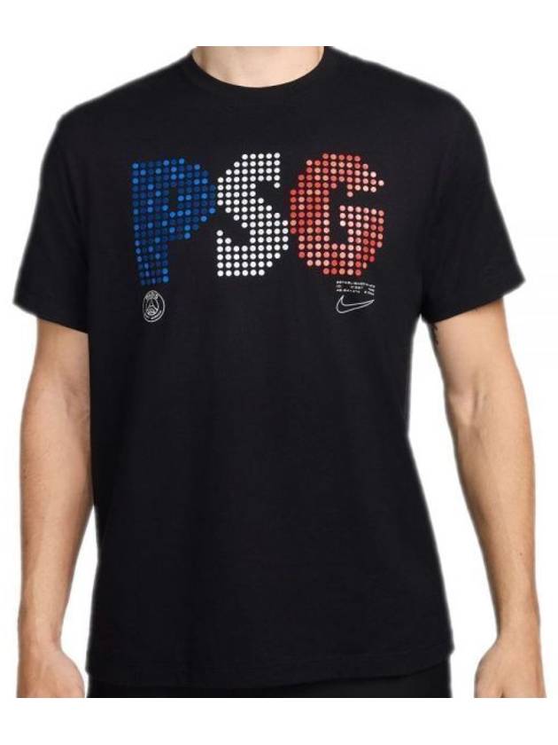 PSG Light Short Sleeve T-Shirt Black - NIKE - BALAAN 2