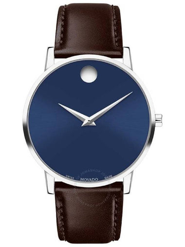 Movado Museum Classic Quartz Blue Dial Unisex Watch 0607851 - MOVADO - BALAAN 1