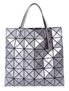 Lucent Metallic Effect Tote Bag Silver - ISSEY MIYAKE - BALAAN 3