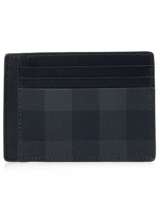 Check Money Clip Card Wallet Grey - BURBERRY - BALAAN 2