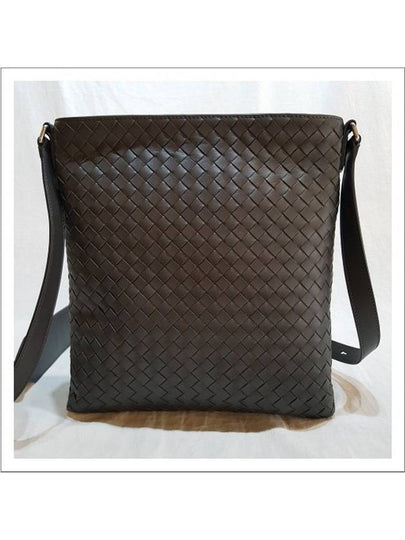 Intrecciato Messenger Bag Grey - BOTTEGA VENETA - BALAAN 2