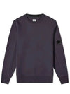 Diagonal Raised Fleece Sweatshirt Navy - CP COMPANY - BALAAN 3