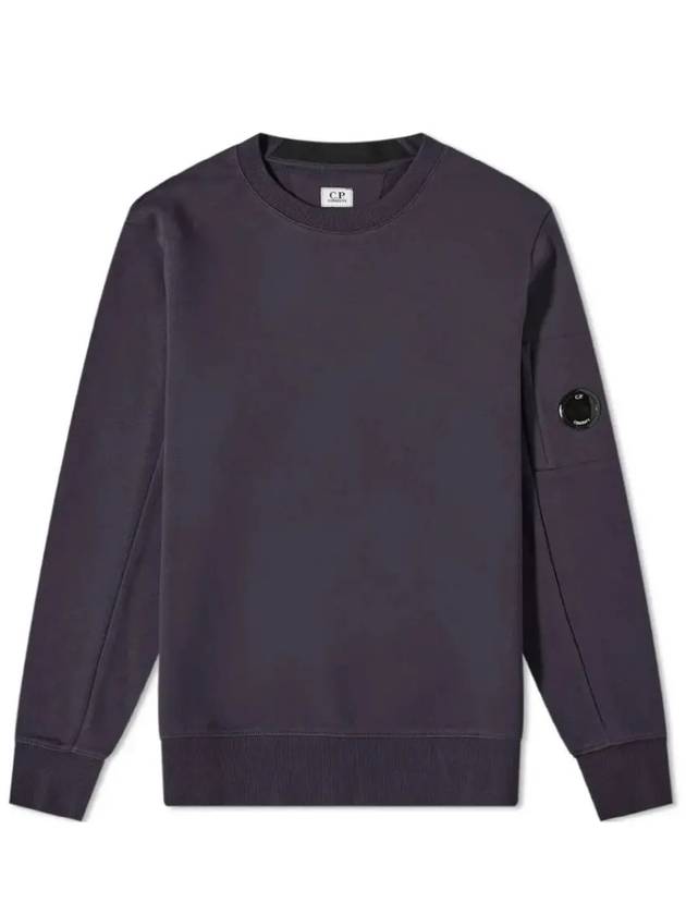 Diagonal Raised Fleece Sweatshirt Navy - CP COMPANY - BALAAN 3