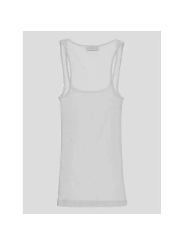 Le Debardeur Caraco Sleeveless White - JACQUEMUS - BALAAN 3