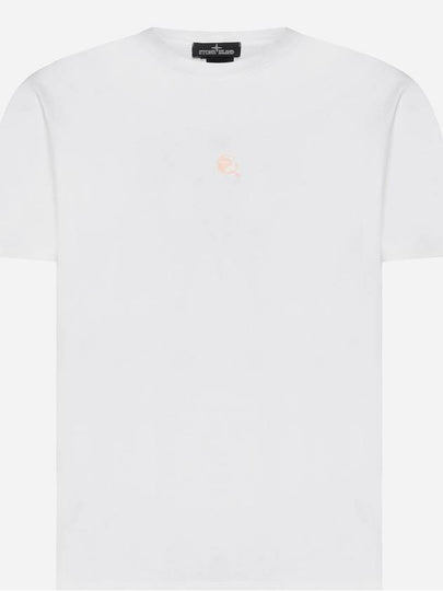 Shadow Project Logo Short Sleeve T-Shirt White - STONE ISLAND - BALAAN 2