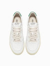 Medalist Green Tab Leather Low Top Sneakers White - AUTRY - BALAAN 6