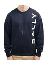 Logo Printing Sweatshirt Navy - BALLY - BALAAN 2