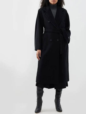 Madame 101801 Icon Cashmere Coat Black 1018014106003 - MAX MARA - BALAAN 1